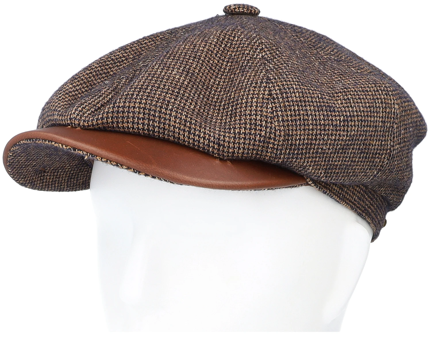 Hatteras Wool/Cotton Brown Flat Cap - Stetson 5 Hatteras Wool/Cotton Brown Flat Cap - Stetson - Image 5