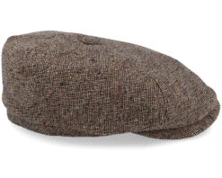 6-panel Virgin Wool Brown Flat Cap - Stetson 7 6-panel Virgin Wool Brown Flat Cap - Stetson -Stetson 4063633105173 3