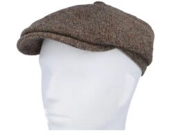 6-panel Virgin Wool Brown Flat Cap - Stetson 9 6-panel Virgin Wool Brown Flat Cap - Stetson -Stetson 4063633105173 5