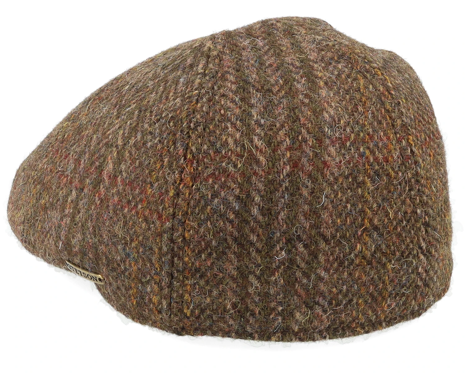 Texas Harris Tweed Flat Cap - Stetson 2 Texas Harris Tweed Flat Cap - Stetson - Image 2