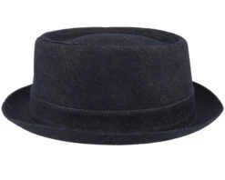Denim Black Pork Pie - Stetson -Stetson 4063633106798 3