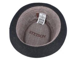 Denim Black Pork Pie - Stetson -Stetson 4063633106798 4