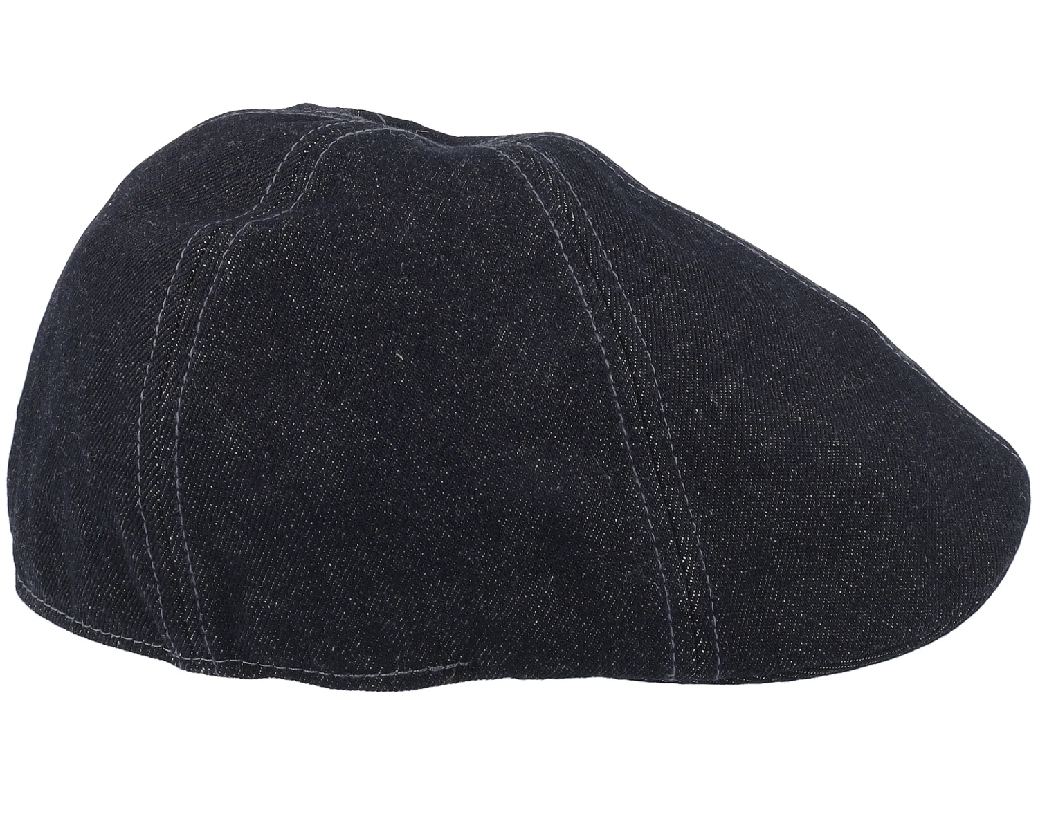 Texas Denim Black Flat Cap - Stetson 3 Texas Denim Black Flat Cap - Stetson - Image 3