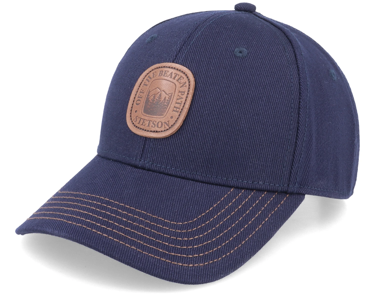 Baseball Cap Off The Beaten Path Navy Adjustable - Stetson 1 Baseball Cap Off The Beaten Path Navy Adjustable - Stetson