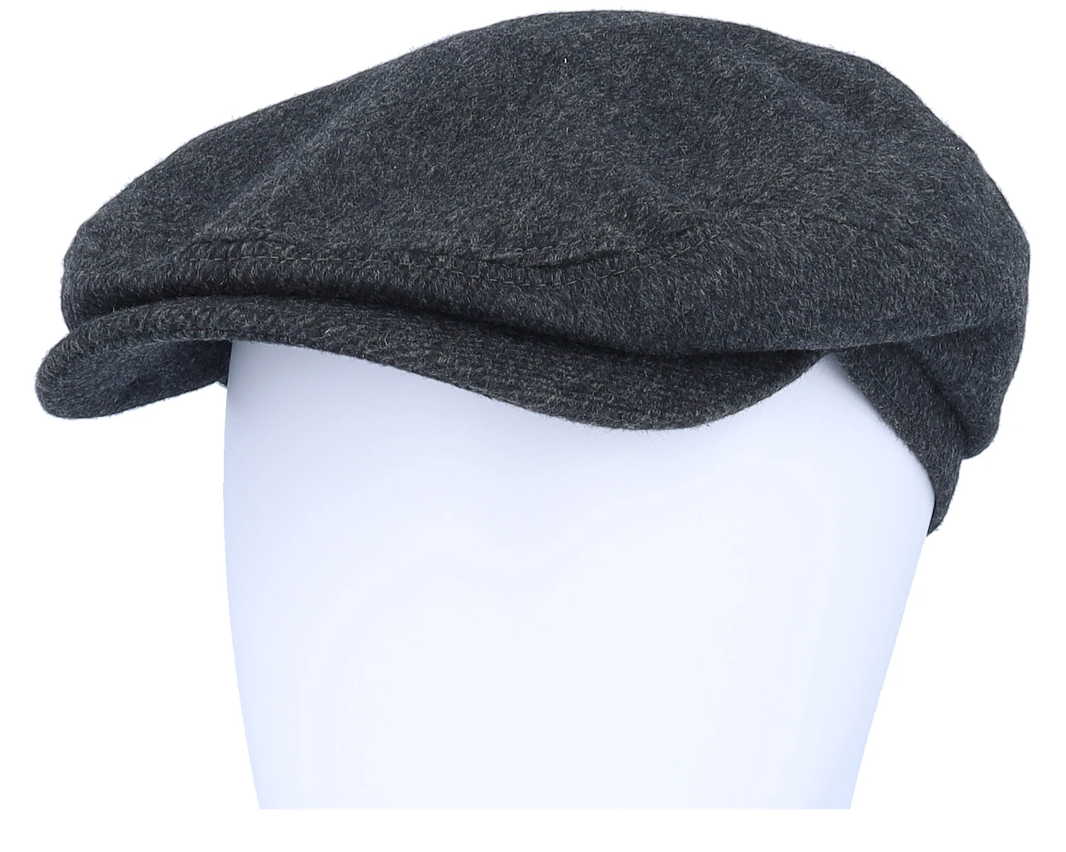 Driver Cap Cashmere Black Flat Cap - Stetson 5 Driver Cap Cashmere Black Flat Cap - Stetson - Image 5