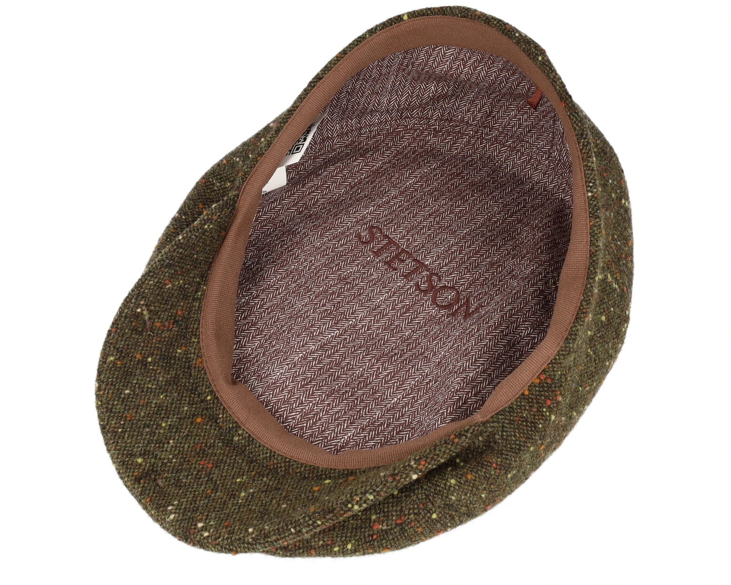 Ivy Cap Virgin Wool Olive Flat Cap - Stetson 4 Ivy Cap Virgin Wool Olive Flat Cap - Stetson - Image 4