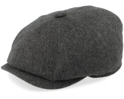 Hatteras Cashmere Navy Flat Cap - Stetson