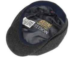 Hatteras Cashmere Navy Flat Cap - Stetson -Stetson 4063633108297 4