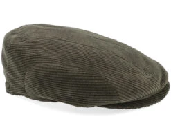 Ivy Cap Cord Olive Flat Cap - Stetson -Stetson 4063633111228 3