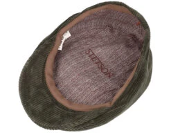 Ivy Cap Cord Olive Flat Cap - Stetson -Stetson 4063633111228 4