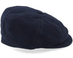 Hatteras Soft Cotton Navy Flatcap - Stetson -Stetson 4063633111723 3