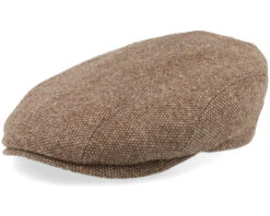 Ivy Cap Undyed Wool Sustainable Beige Flat Cap - Stetson