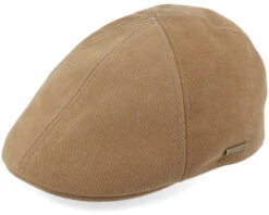 Texas Soft Cotton Brown Flatcap - Stetson