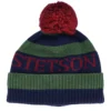 Beanie Blue/Green Pom - Stetson