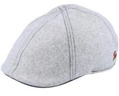 Texas Retro Script Flat Heather Grey Cap - Stetson