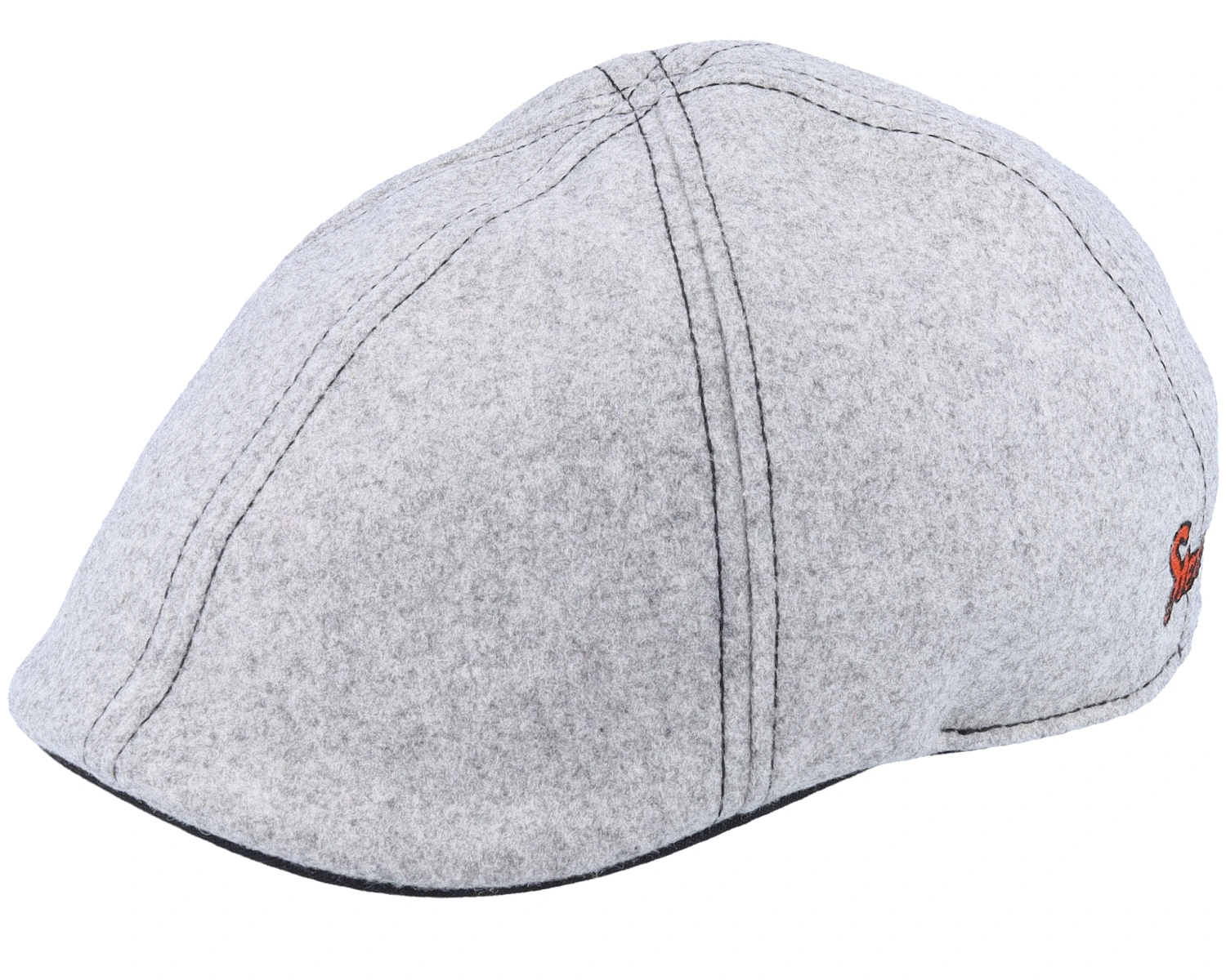 Texas Retro Script Flat Heather Grey Cap - Stetson 1 Texas Retro Script Flat Heather Grey Cap - Stetson