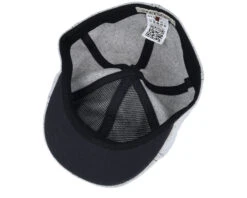 Texas Retro Script Flat Heather Grey Cap - Stetson 8 Texas Retro Script Flat Heather Grey Cap - Stetson -Stetson 4063633114236 4