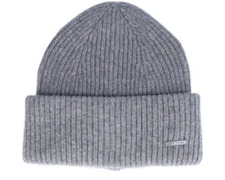 Beanie Wool Grey Cuff - Stetson
