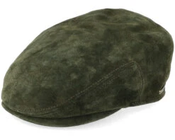 Kent Pigskin Green Flat Cap - Stetson