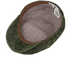 Kent Pigskin Green Flat Cap - Stetson -Stetson 4063633116971 4