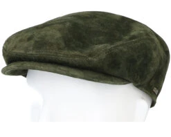 Kent Pigskin Green Flat Cap - Stetson -Stetson 4063633116971 5