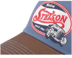 Riding Hot Rod Blue/Brown Trucker - Stetson 11 Riding Hot Rod Blue/Brown Trucker - Stetson -Stetson 4063633120374 6
