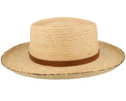 Gambler Raffia Beige Straw Hat - Stetson -Stetson 4063633120824 3