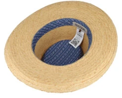 Gambler Raffia Beige Straw Hat - Stetson -Stetson 4063633120824 4