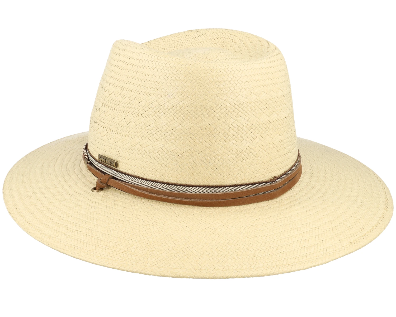 Traveller Toyo Beige Straw Hat - Stetson 2 Traveller Toyo Beige Straw Hat - Stetson - Image 2
