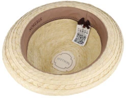Player Palm Beige Straw Hat - Stetson -Stetson 4063633121500 4