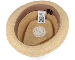 Diamond Raffia Beige Straw Hat - Stetson -Stetson 4063633122002 4