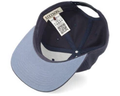 Baseaball Cap Cotton Blue Snapback - Stetson -Stetson 4063633122286 5