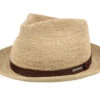 Fedora Raffia Crochet Beige Straw Hat - Stetson