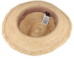Traveller Raffia Crochet Beige Straw Hat - Stetson -Stetson 4063633122514 4