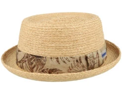 Raffia Sustainable Beige Pork Pie - Stetson