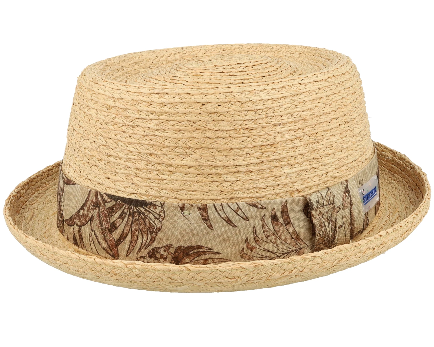 Raffia Sustainable Beige Pork Pie - Stetson 1 Raffia Sustainable Beige Pork Pie - Stetson