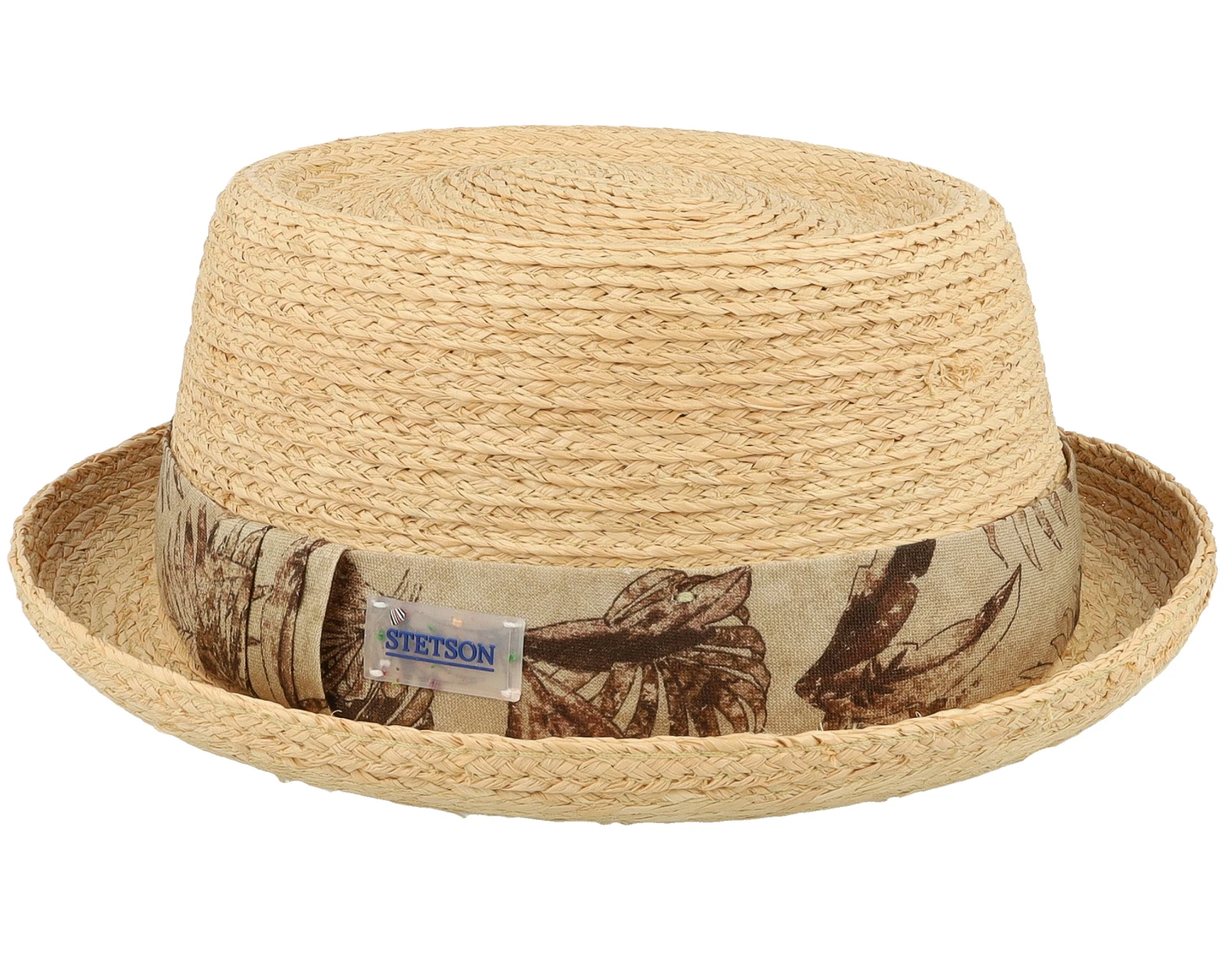 Raffia Sustainable Beige Pork Pie - Stetson 2 Raffia Sustainable Beige Pork Pie - Stetson - Image 2