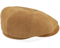 Hatteras Calf Split Brown Flat Cap - Stetson -Stetson 4063633125324 3