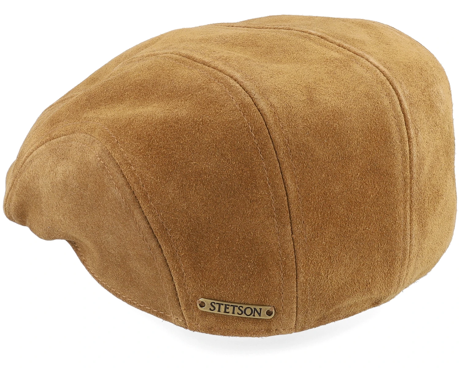 Ivy Cap Calf Split Brown Flat Cap - Stetson 2 Ivy Cap Calf Split Brown Flat Cap - Stetson - Image 2