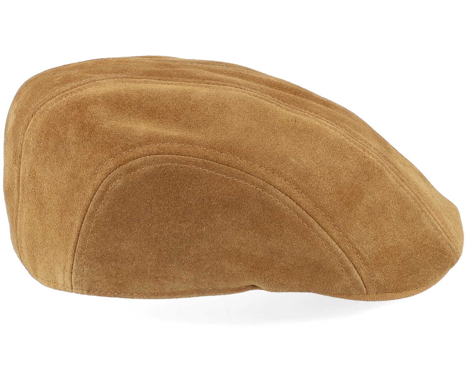 Ivy Cap Calf Split Brown Flat Cap - Stetson 3 Ivy Cap Calf Split Brown Flat Cap - Stetson - Image 3