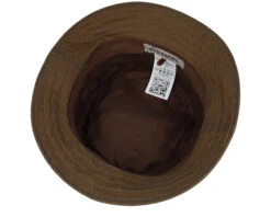 Waxed Organic Cotton Brown Bucket - Stetson -Stetson 4063633126796 5