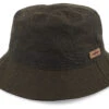 Waxed Organic Cotton Olive Bucket - Stetson