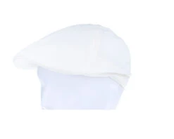 Texas Delave Organic Cotton White Flat Cap - Stetson -Stetson 4063633127359 6
