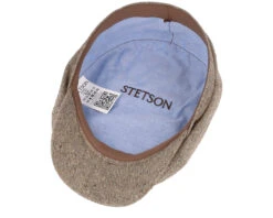 6-panel Cap Donegal Brown Flat Cap - Stetson -Stetson 4063633127687 4