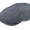 6-panel Cap Donegal Blue Flat Cap - Stetson