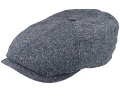6-panel Cap Donegal Blue Flat Cap - Stetson