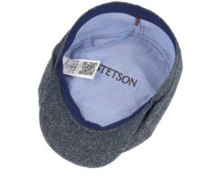 6-panel Cap Donegal Blue Flat Cap - Stetson -Stetson 4063633127748 4