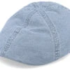 Texas Cotton/Linen Blue Flat Cap - Stetson