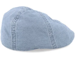 Texas Cotton/Linen Blue Flat Cap - Stetson -Stetson 4063633128912 3