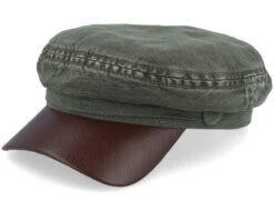 Peabody Cotton/Linen Olive Vega Cap - Stetson
